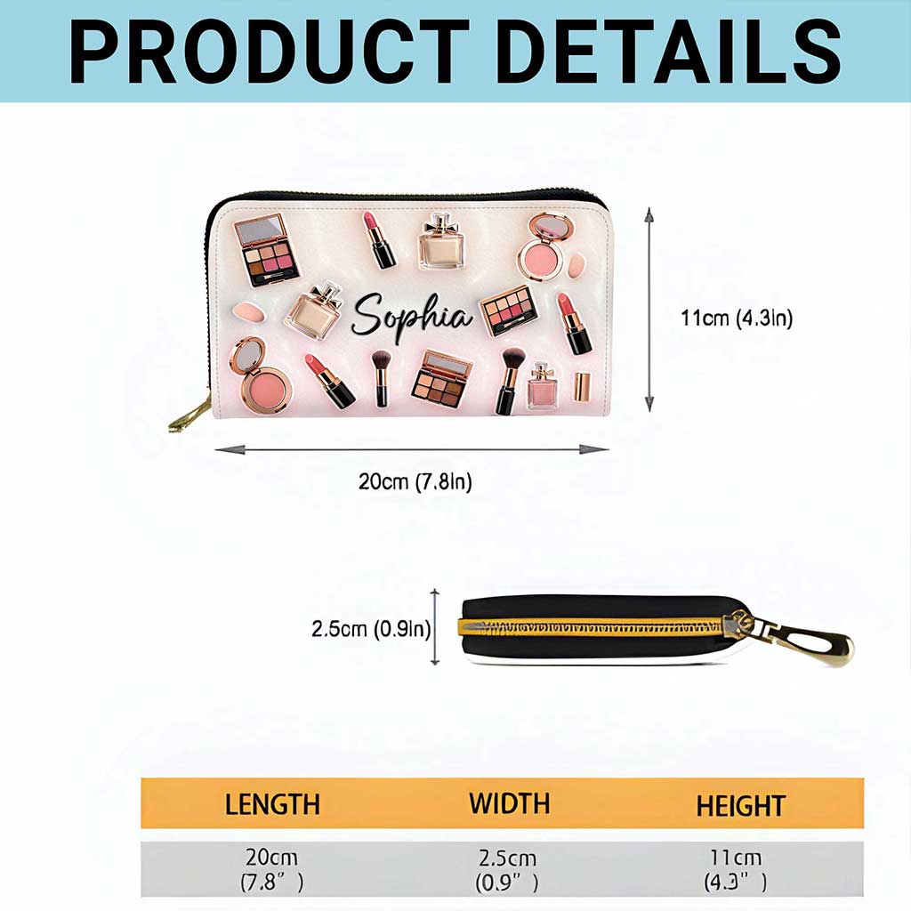 Personalized Make Up Leather Handbag UKUU6300102