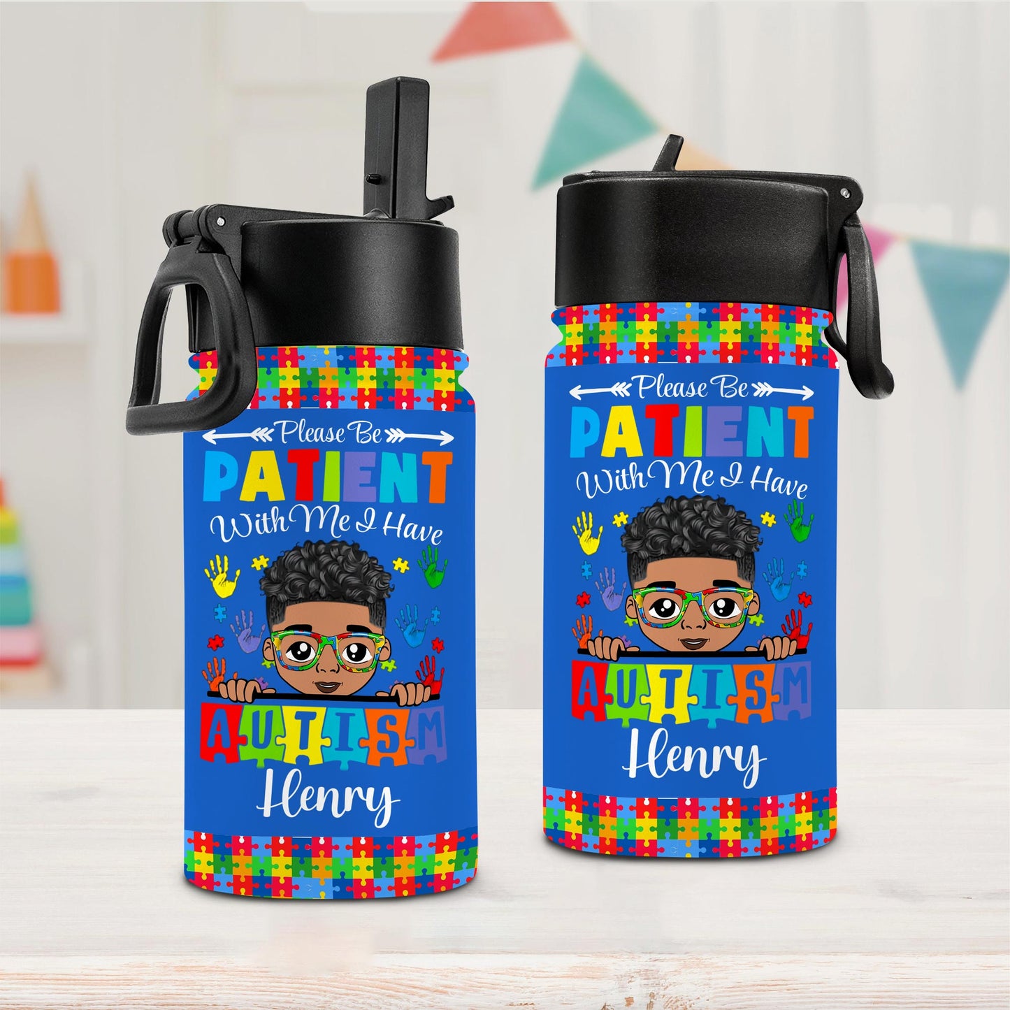 Personalized Backpack for Kids with Autism - Back To School Bag for Autistic Child QFHM4040703-DX