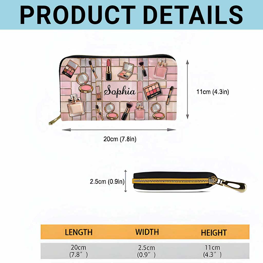 Personalized Make Up Leather Handbag UKUU6310101