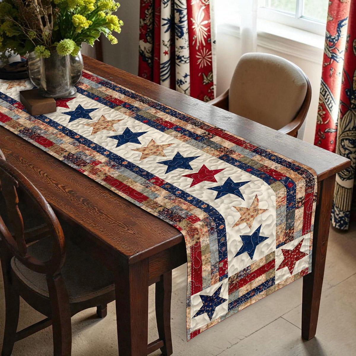 United States 250th Anniversary Quilt Table Runner UKNT6150404
