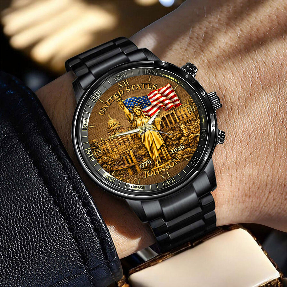 Personalized America 250th Anniversary C146 Watch UKTD6130101