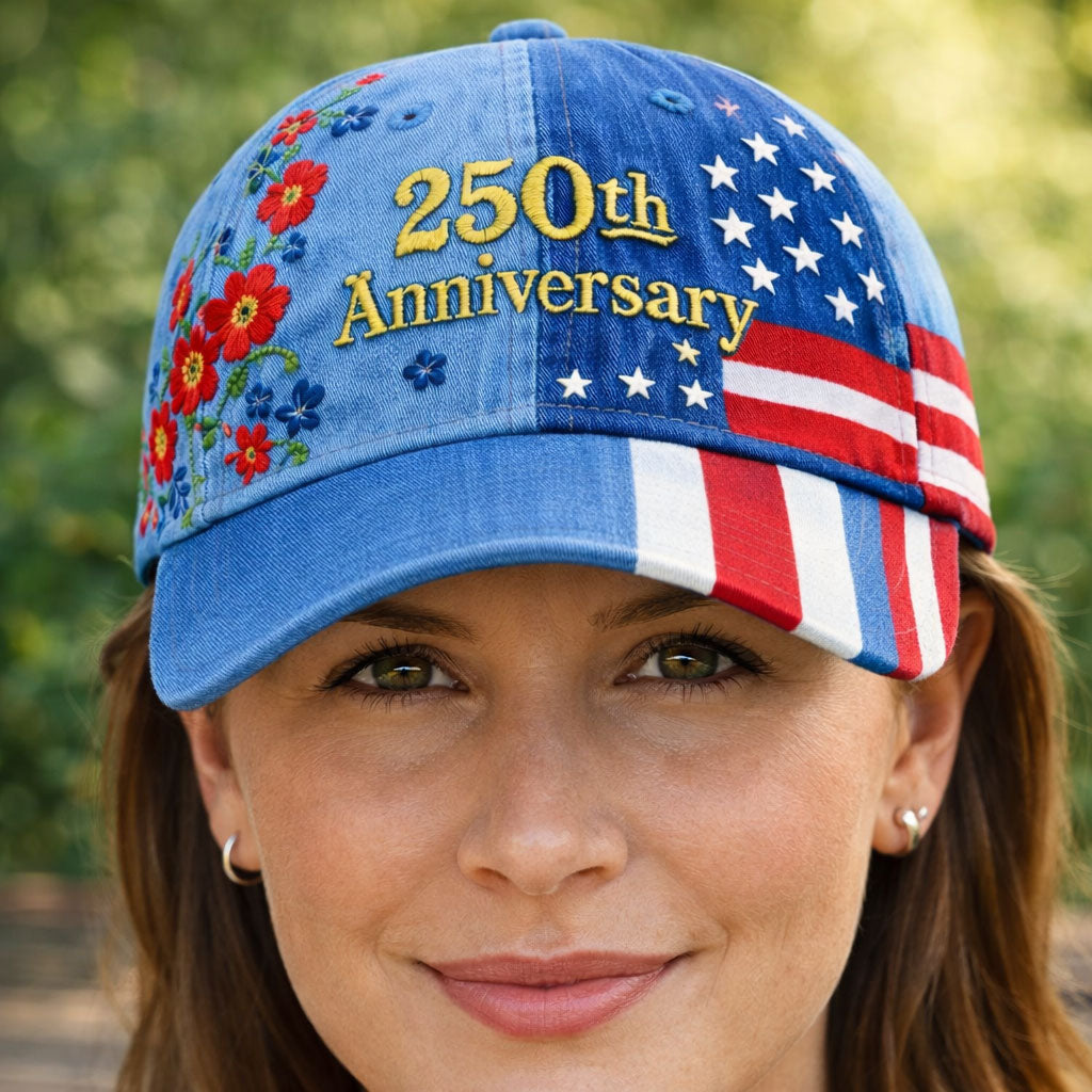 United States 250th Anniversary 3D Printed Cap QFHA6120101