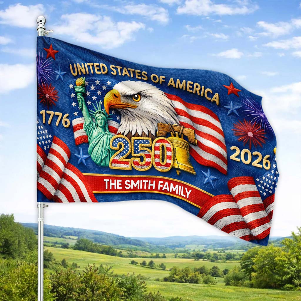 Personalized United State 250th Anniversary Flag UKHA6130401