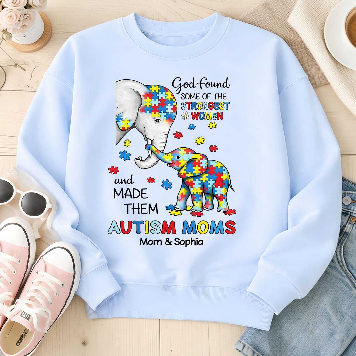 Custom Autism Elephant Shirt THUU6250304