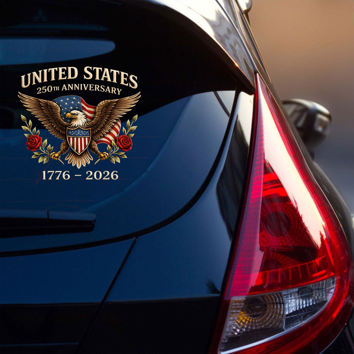 America 250th Anniversary Car Sticker UKTO5120103