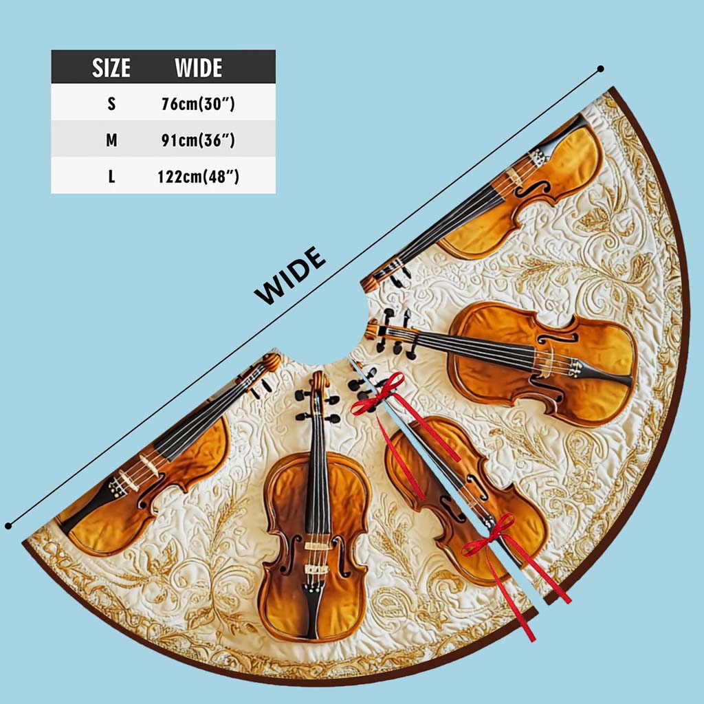 Violin Christmas Tree Skirt UKHM5271001
