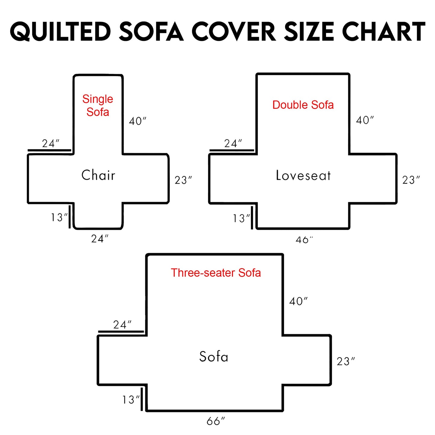 Breast Cancer Quilted Sofa Cover QFNT5291003