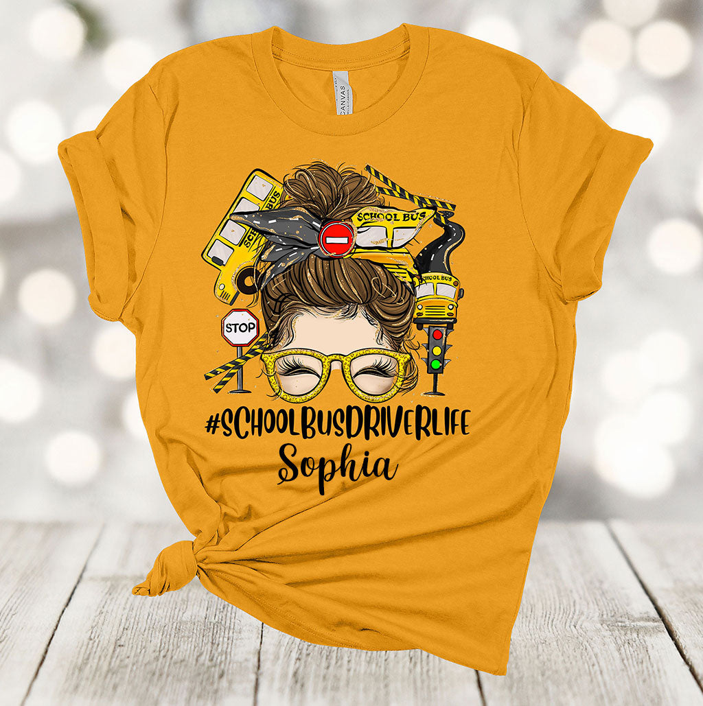 Personalized School Bus Driver Life Shirt, School Bus Driver Appreciation Gifts QFTO4150704