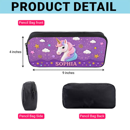 Personalized Unicorn Back To School Backpack, Kids Backpack UKUU6160604