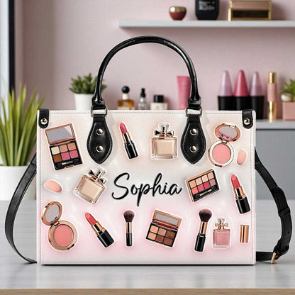 Personalized Make Up Leather Handbag UKUU6300102