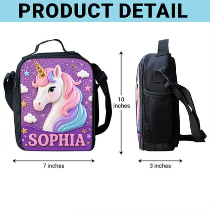 Personalized Unicorn Back To School Backpack, Kids Backpack UKUU6160604
