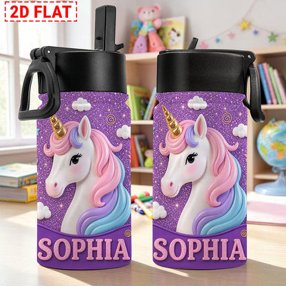 Personalized Unicorn Back To School Backpack, Kids Backpack UKUU6160604