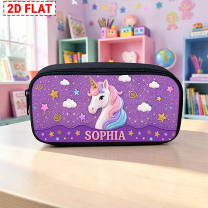 Personalized Unicorn Back To School Backpack, Kids Backpack UKUU6160604