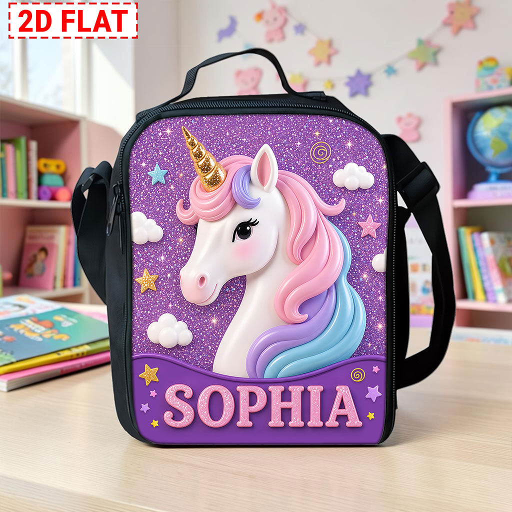 Personalized Unicorn Back To School Backpack, Kids Backpack UKUU6160604
