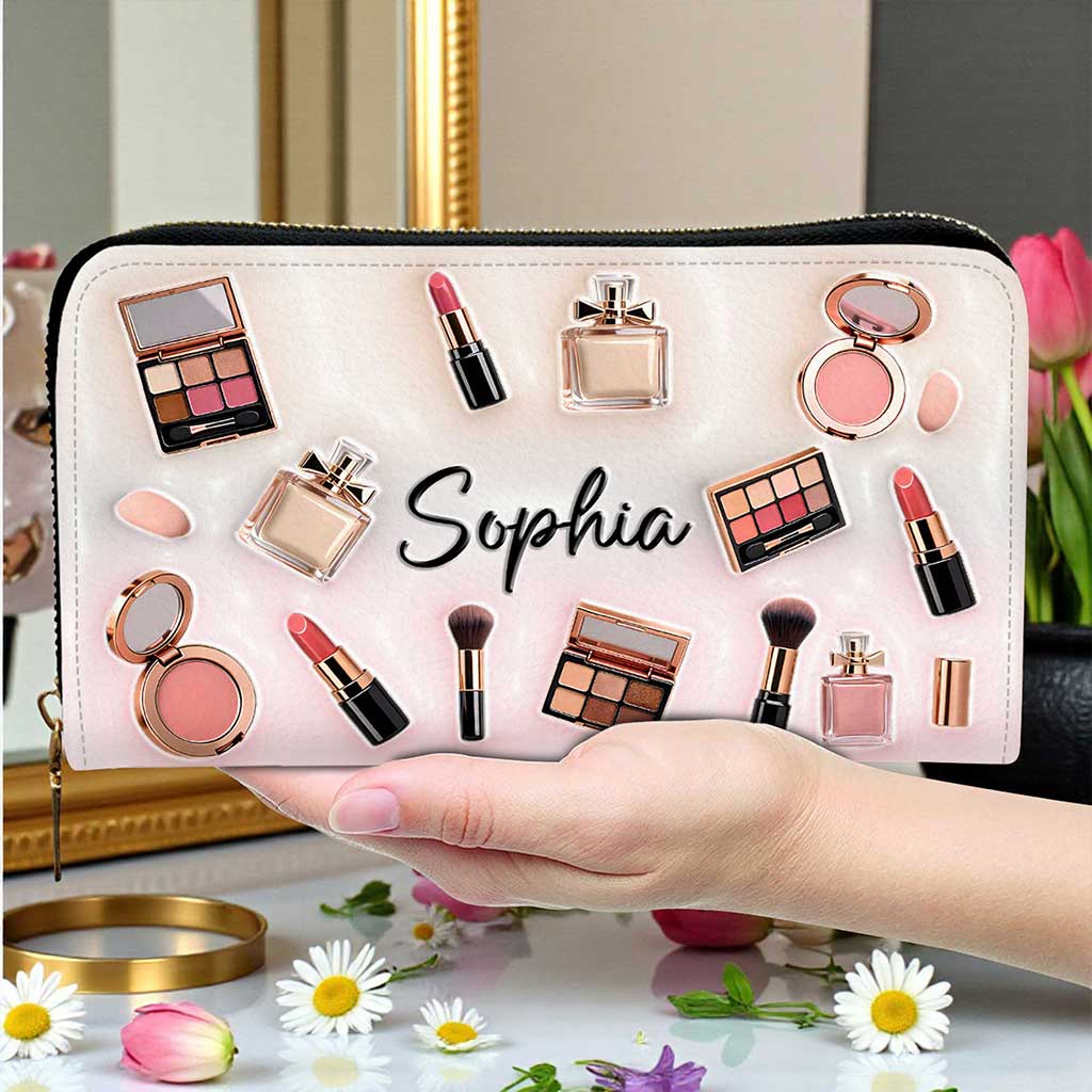 Personalized Make Up Leather Handbag UKUU6300102