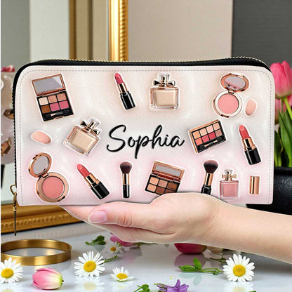 Personalized Make Up Leather Handbag UKUU6300102