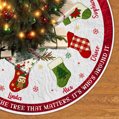 Personalized Family Tree Skirt UKPY5231003