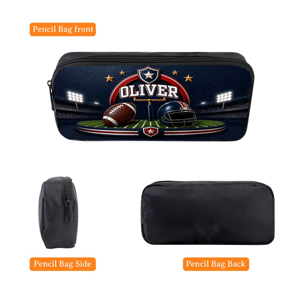 Personalized Back To School Football Kids Backpack NPND6250603