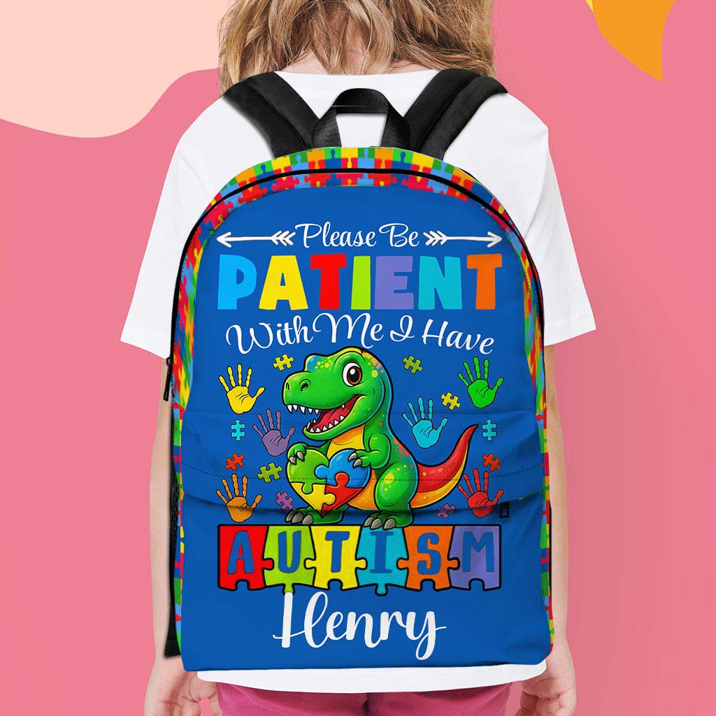 Personalized Backpack for Kids with Autism– Back To School Bag for Autistic Child QFHM5030701-DX