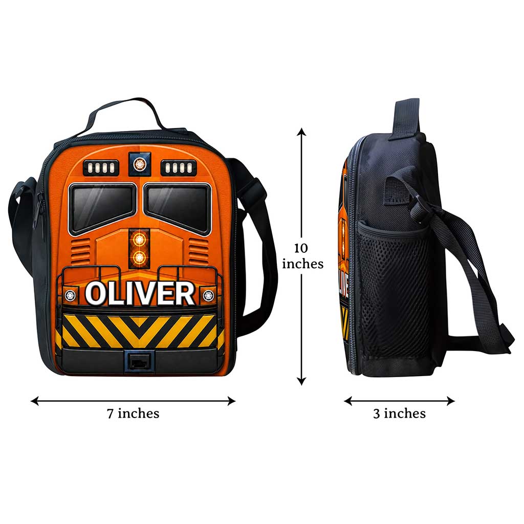 Personalized Back To School Train Kids Backpack NPND6300601