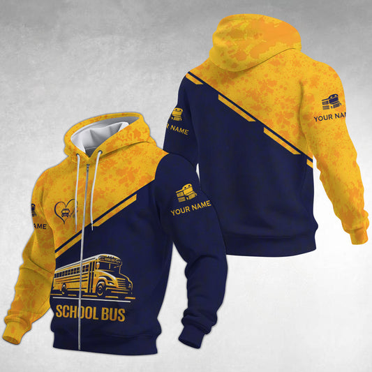 Personalized  School Bus Driver 3D All Over Printed Clothes UKND6270711