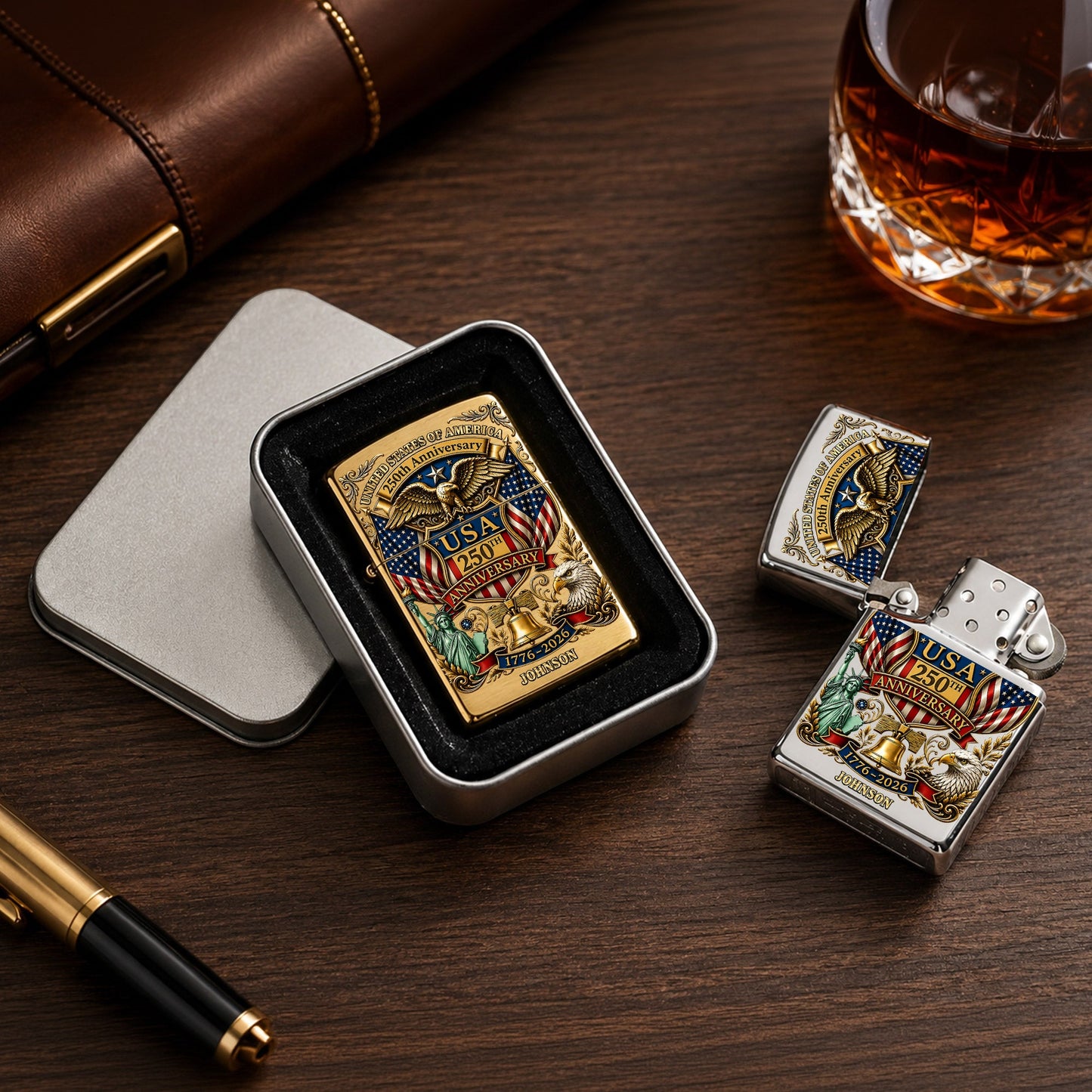 Custom 250th Lighter THND6090603