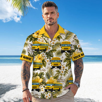 Custom School Bus Hawaii Shirt THND6080504