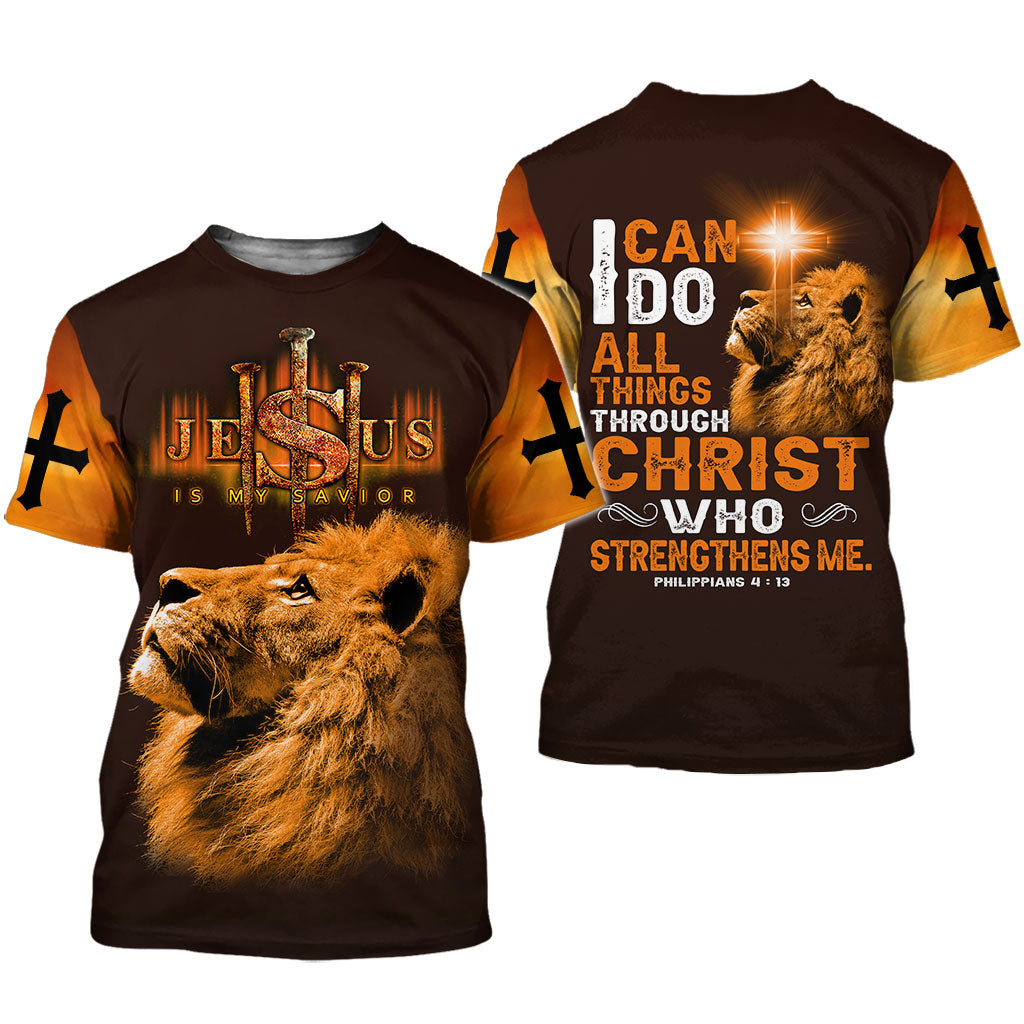 esus And Lion 3D All Over Printed Clothes UKMM090501