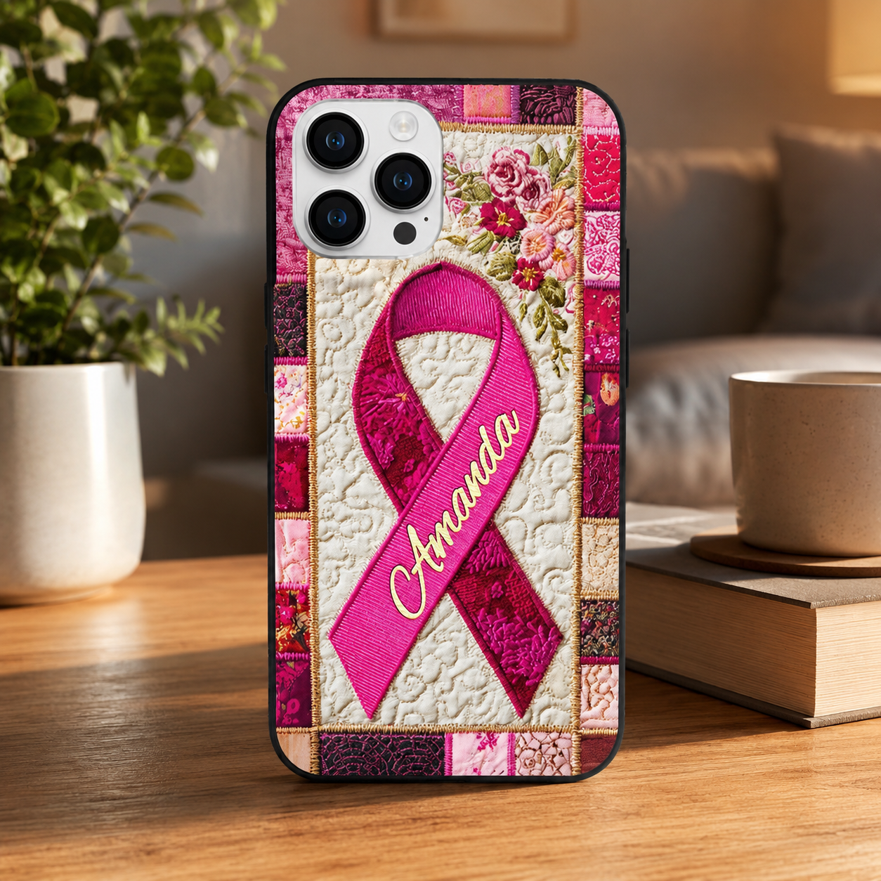 Personalized Breast Cancer Phone Case QFNT5050802