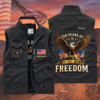 Personalized United States 250th Anniversary Pocket Vest UKND6170402
