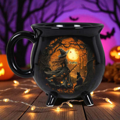 Personalized Witches Brew Cauldron Mug Halloween QFHM5250804