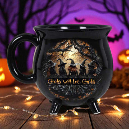 Witches Brew Cauldron Mug Halloween QFHM5250803