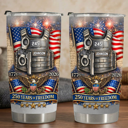 Custom 250th Police 20 OZ Tumbler THND6160401