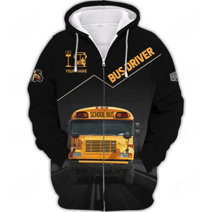 Personalized  School Bus Driver 3D All Over Printed Clothes UKND6270610