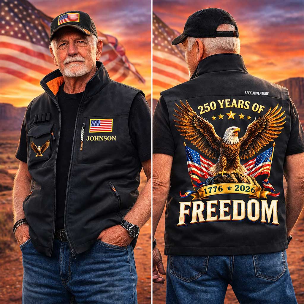 Personalized United States 250th Anniversary Pocket Vest UKND6170402