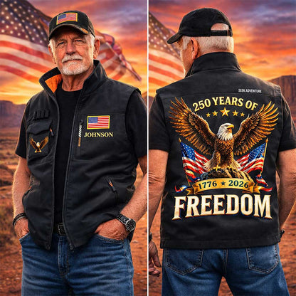 Personalized United States 250th Anniversary Pocket Vest UKND6170402