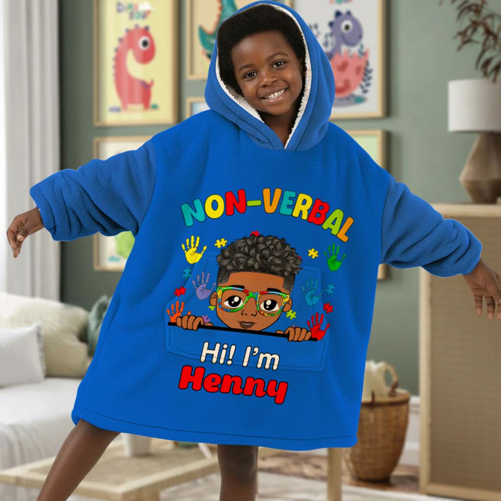 Personalized Kid Blanket Hoodie QFHM5260904