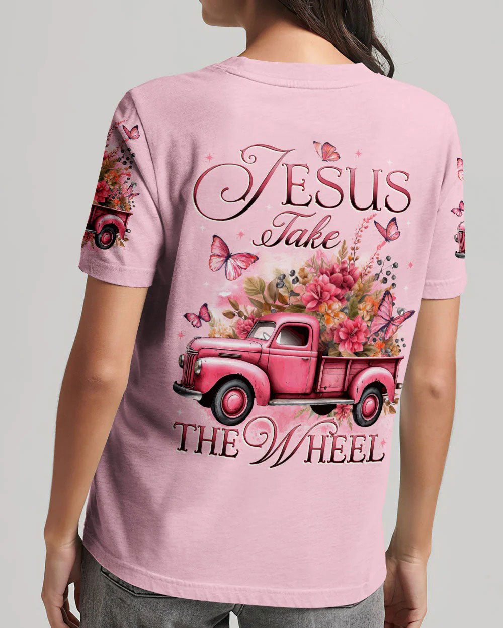 Personalized Name Jesus Take The Wheel Women’s 3D All Over Printed Clothes QFTD3251101