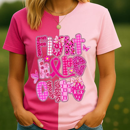 Faith Hope Cure 3D All Over Printed Clothes, Breast Cancer Awareness QFHH5100902