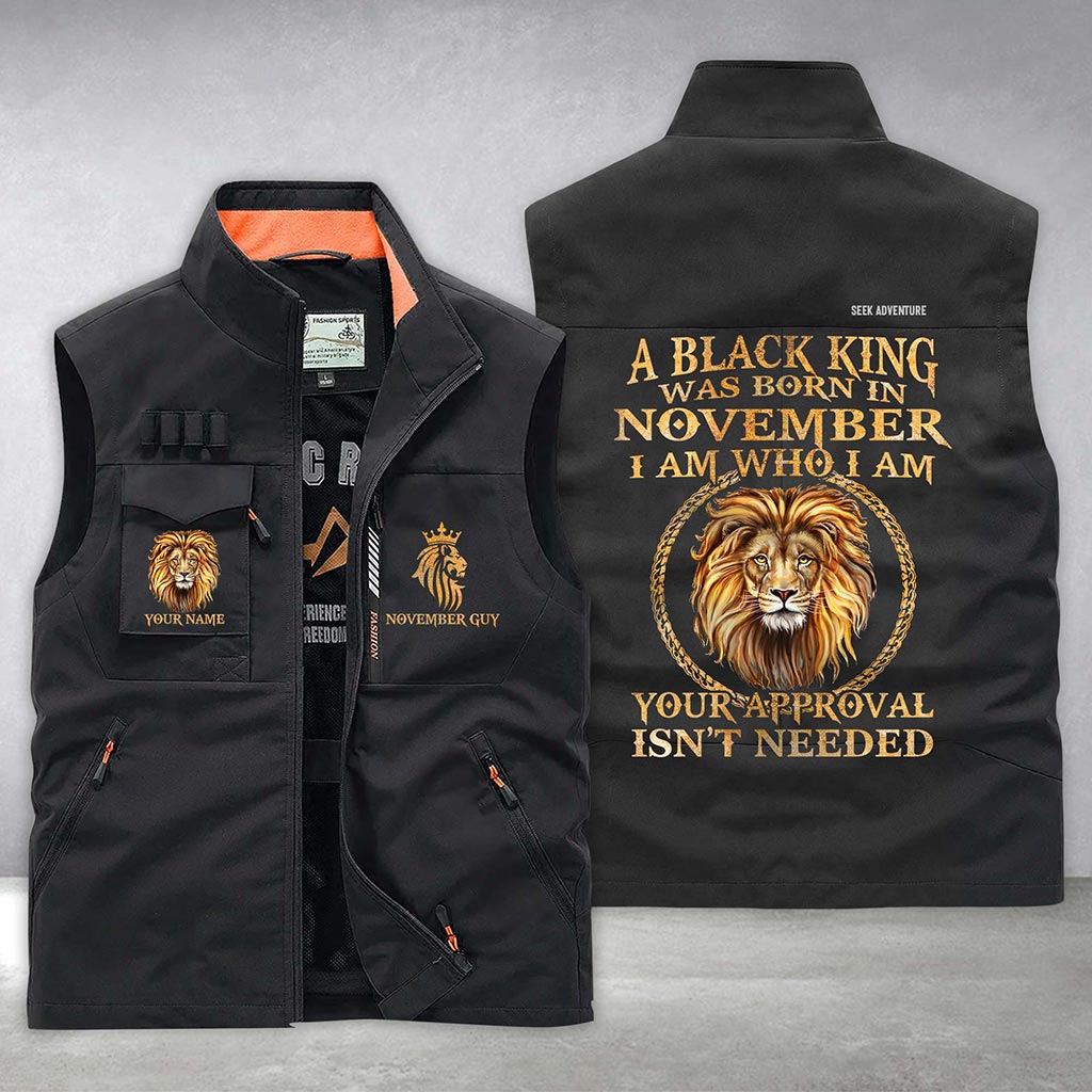 Personalized November Guy Multi-Pocket Vest UKHA6240305
