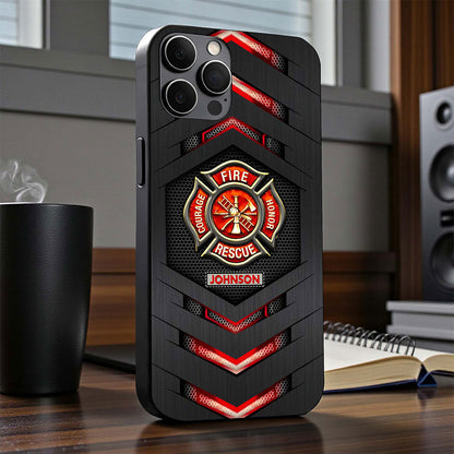 Personalized Firefighter Phone Case, Gift For Fireman, Firefighter Gifts UKHA6130102