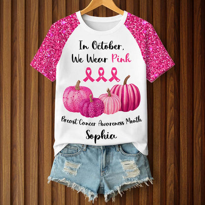 Custom Breast Cancer Awareness 3D All Over Printed Clothes UKTD5300802