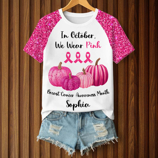 Custom Breast Cancer Awareness 3D All Over Printed Clothes UKTD5300802