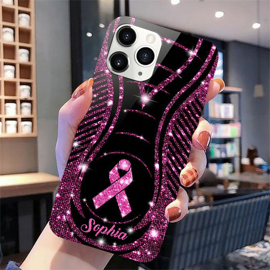 Custom Name Breast Cancer Awareness Phone Case UKHA4260303