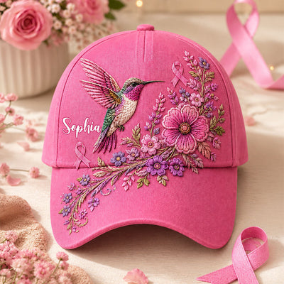 Personalized Name Breast Cancer 3D All Over Printed Cap QFUU6290703