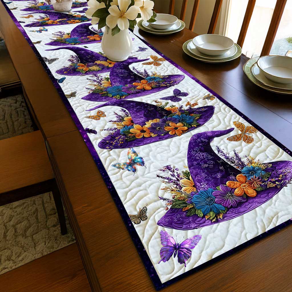 Witch Halloween Quilted Table Runner UKTD5270902