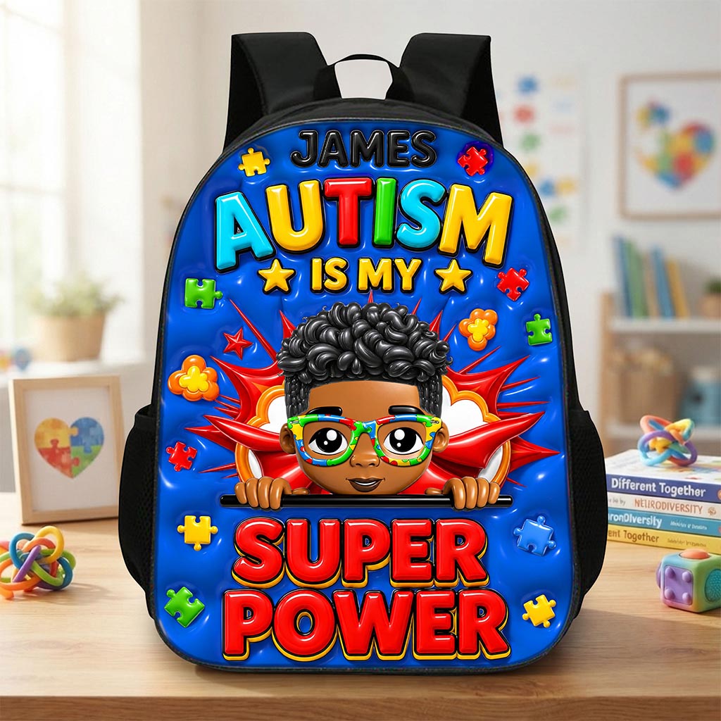 Personalized Back To School Autism Backpack NPND6030701