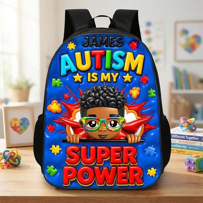 Personalized Back To School Autism Backpack NPND6030701