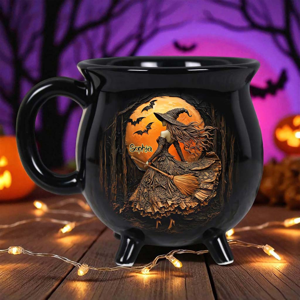 Personalized Witches Brew Cauldron Mug Halloween QFHM5260801