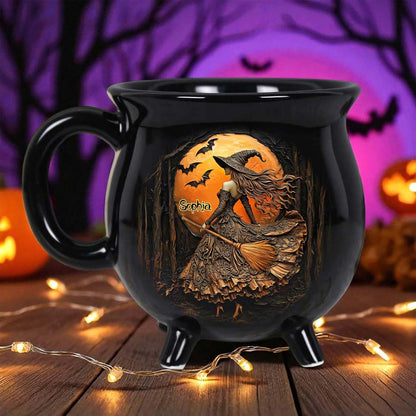 Personalized Witches Brew Cauldron Mug Halloween QFHM5260801